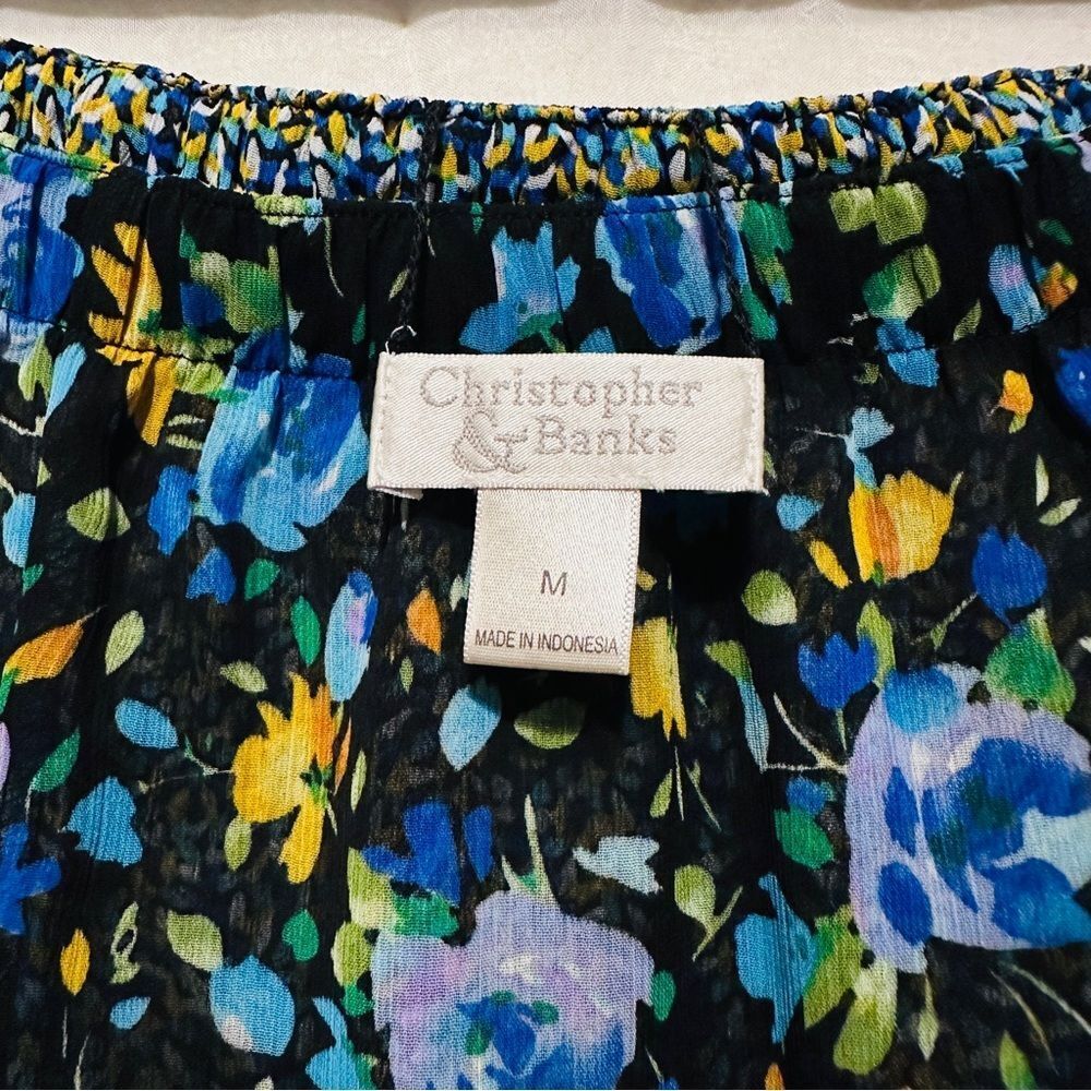 Reversible Semi Sheer Floral Skirt | 90s Vintage Long Flowy Maxi Skirt - Picture 10 of 10
